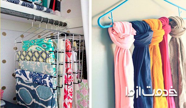 مرتب کردن روسری